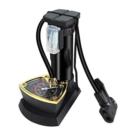 Inchant Foot Pump with Sensitive Pressure Gauge 140PSI
