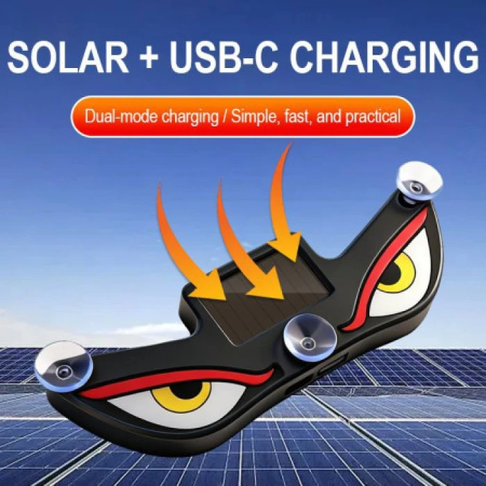 Solar Demon Eye Warning Light