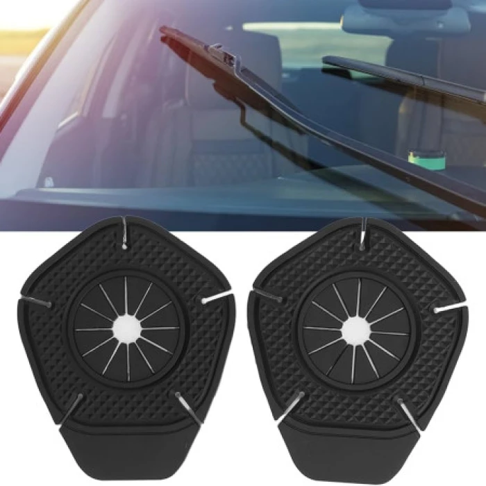2PCS Universal Car Windshield Wiper Arm Bottom Hole Protective Silicone Cover For ALL Cars